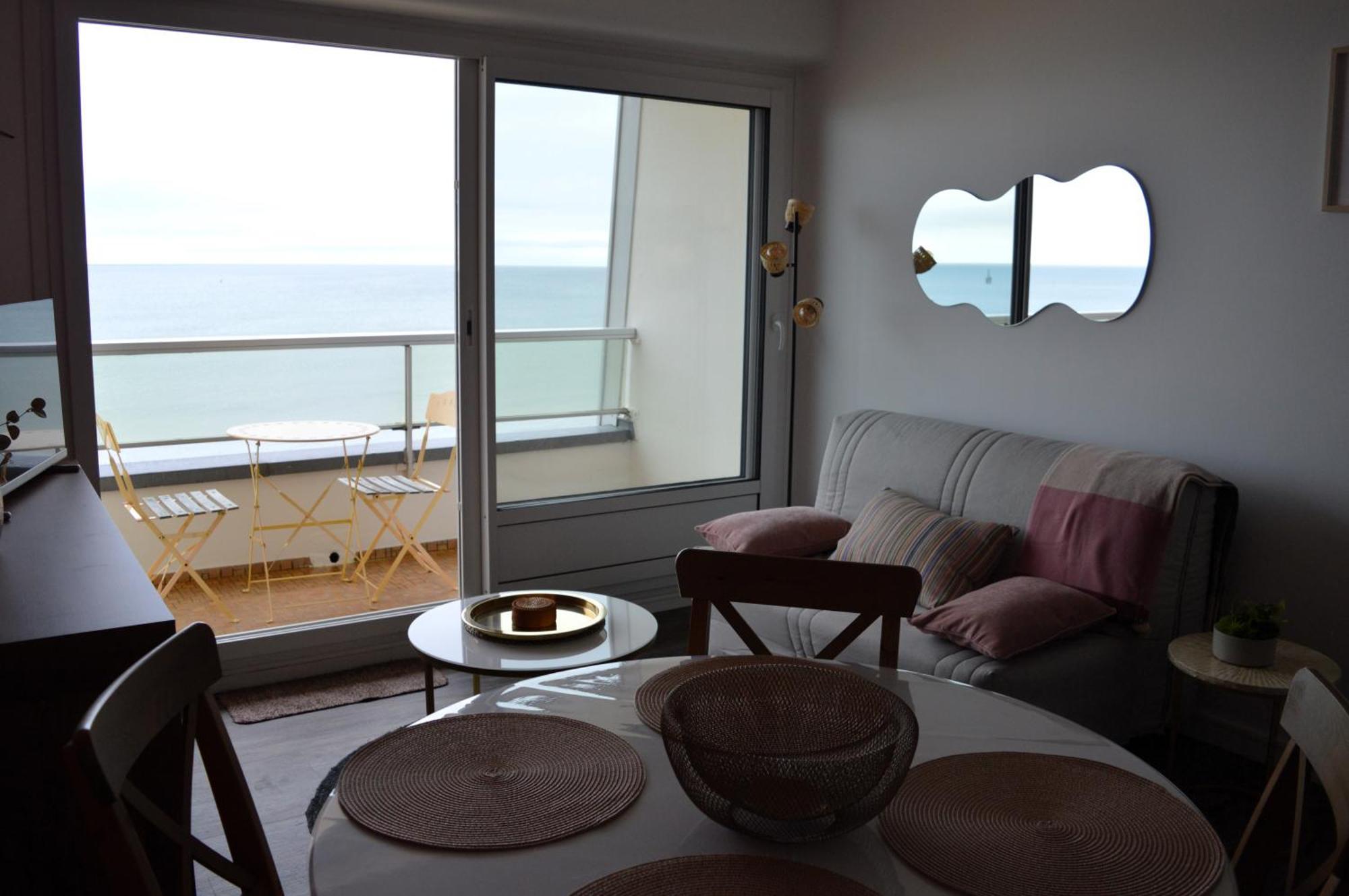 L'Esperluette - Magnifique Vue Mer Et Balcon Courseulles-sur-Mer Exterior photo
